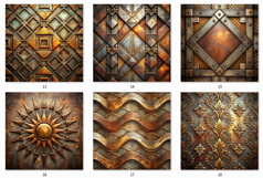 Rusty Backgrounds with Ancient Symbols Product Image 3