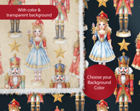 Christmas Nutcracker Seamless Patterns Product Image 3