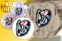 D Doodle Letter Heart Joyful Valentine Vibe! Product Image 1