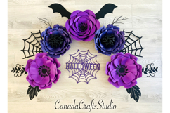 Halloween Paper Flower set SVG Product Image 1