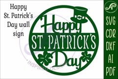 Happy St. Patrick's Day wall sign Product Image 4