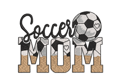 Soccer Mom Machine Embroidery Design Product Image 1