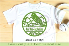 Kea New Zealand bird themed name sign svg laser Product Image 4