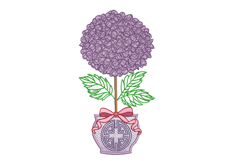 Hydrangea Machine Embroidery Design Product Image 1