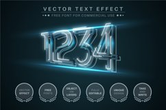 Blue Flash - Editable Text Effect, Font Style Product Image 5