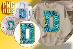 D Doodle Letter Style Sublimation Bright Christmas Vibe! Product Image 1