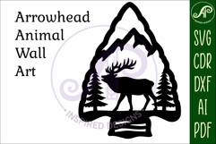 Arrowhead Elk animal wall sign Product Image 4