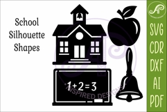 School Icons SVG Teacher Classroom Clipart 1 Product Image 4