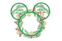 Christmas Ornament Machine Embroidery Design Product Image 1
