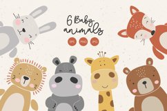 Animals cliparts bundle, Digital download, Baby animals art Product Image 4