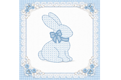 Nursery Bunny Design | Kids Animal Motif | Machine Embroider Product Image 1