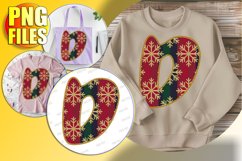 D Doodle Letter Style Print Merry Holiday Character! Product Image 1