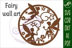 Fairy wall art sign, SVG file. vector file Product Image 4