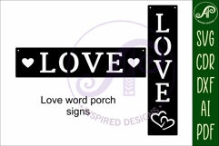 Love Word wall art sign, SVG file Product Image 4
