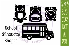 School Icons SVG Teacher Classroom Clipart 7 Product Image 4
