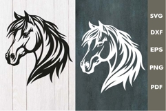 Horse Head SVG| Laser cut, Cricut, Silhouette Product Image 2