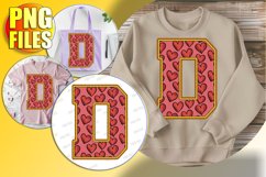 D Doodle Letter Valentine Festive Playful Charm! Product Image 1