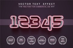 Neon line - editable text effect, font style Product Image 5
