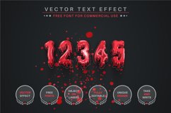 Splatter Blood - Editable Text Effect, Font Style Product Image 3