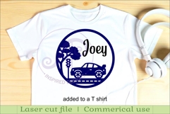 Car layered personalized name wall art sign, SVG file Product Image 4