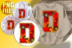 D Doodle Letter Romantic Heart Joyful Spirit! Product Image 1