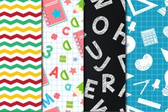 Back to School Digital Papers Pattern Product Image 1