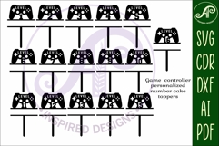 Gamer level up personalized number cake toppers, 16 designs Product Image 4