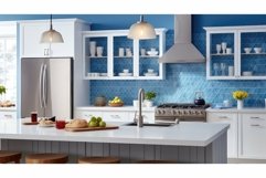 design room blue background Product Image 1