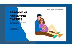 maternity pregnant parenting classes vector Product Image 1