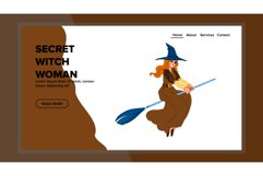 person secret witch woman vector Product Image 1