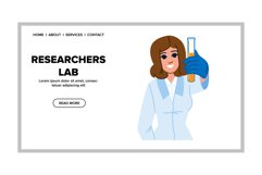 scientist researchers lab vector Product Image 1