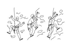 climber adventure vector Product Image 1