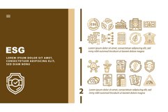 environmental social governance landing header vector Product Image 1