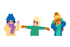 kid knit cloth vector Product Image 1