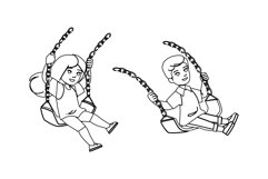 swing kid vector Product Image 1