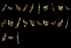 750 MUSIC INSTRUMENTS TRANSPARENT PNG, PHOTOSHOP OVERLAYS Product Image 10