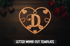 Valentine Laser Cut Alphabet letter Product Image 5
