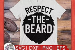 Respect The Beard SVG DXF PNG EPS Cutting Files Product Image 1