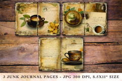 Junk Journal Pages - coffee Product Image 1
