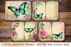 Junk Journal Pages - butterfly Product Image 1