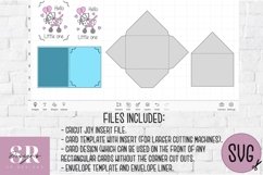 New baby card insert design| Paper cutting | Cricut Joy svg Product Image 4