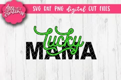 Lucky Mama - SVG DXF PNG Cut files & Clipart Product Image 1
