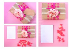 Vintage gift and Greeting Card Flatlay. 3 Pack Styled Photos Product Image 2