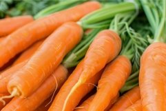 Freshly picked carrots forming a textured background Product Image 1