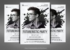 Futuristic Style Flyer Bundle Product Image 3