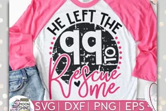 He Left The 99 SVG DXF PNG EPS Cutting Files Product Image 1