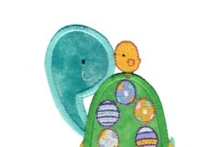 Easter Turtle Applique Embroidery Design Product Image 2