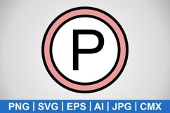 Vector Parking Icon Product Image 1