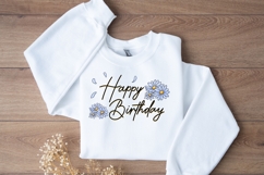 Happy birthday sublimation design PNG clipart birthday day Product Image 3