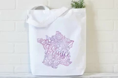 France SVG File - France Mandala Design Product Image 2
